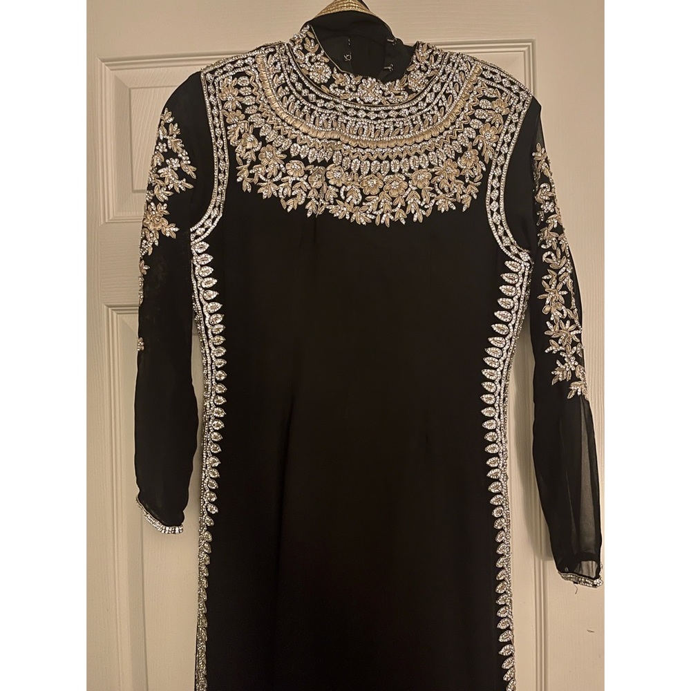 Black an silver Salwar Kameez